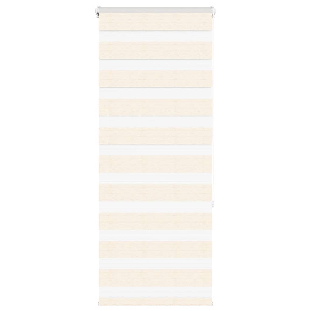 Vidaxl Zebra Blind 55x150 cm dust width 50.9 cm Polyester Marmerbeige