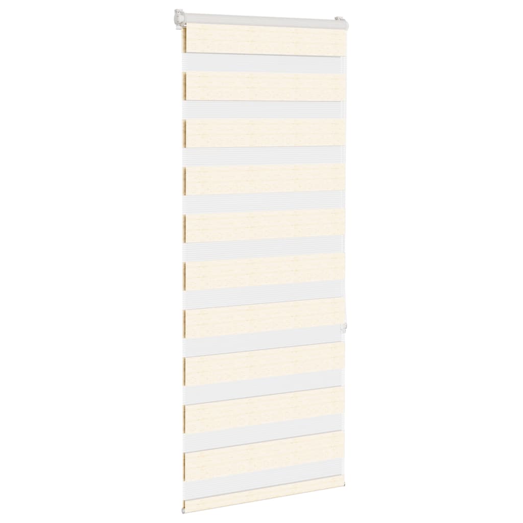 Vidaxl Zebra Blind 55x150 cm dust width 50.9 cm Polyester Marmerbeige