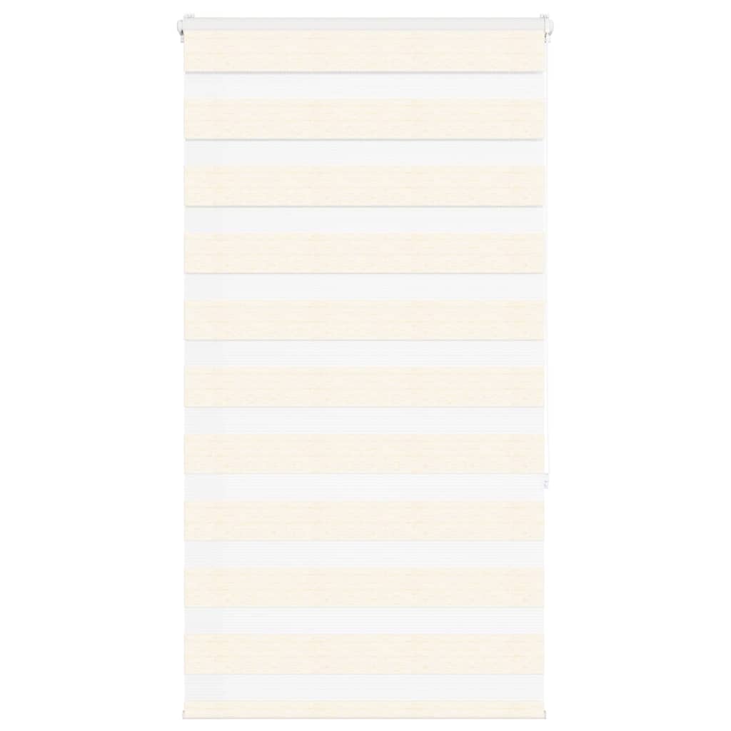 Vidaxl zebra cieco 80x150 cm di larghezza di polvere 75,9 cm poliestere marmerbeige
