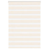 Vidaxl zebra cieco 105x150 cm Larghezza polvere di polvere da 100,9 cm in poliestere marmobige