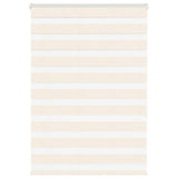 Vidaxl Zebra roller blind 110x150 cm dust width 105.9 cm Marmerbeige