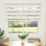 Vidaxl zebra cieco 145x150 cm Larghezza polvere 140,9 cm in poliestere marmobige