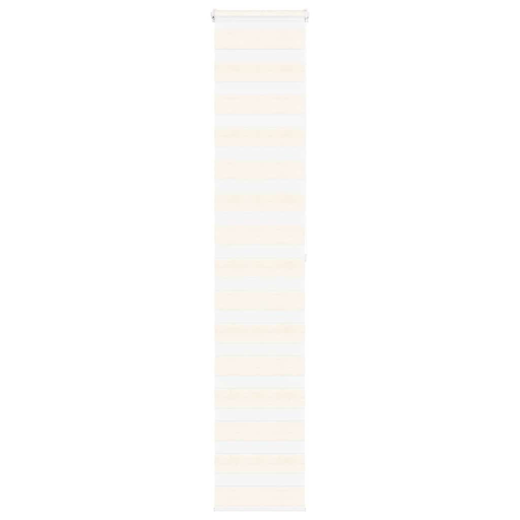 Vidaxl Zebra Roller Blind 45x200 cm Larghezza polvere 40,9 cm Marmerbeige