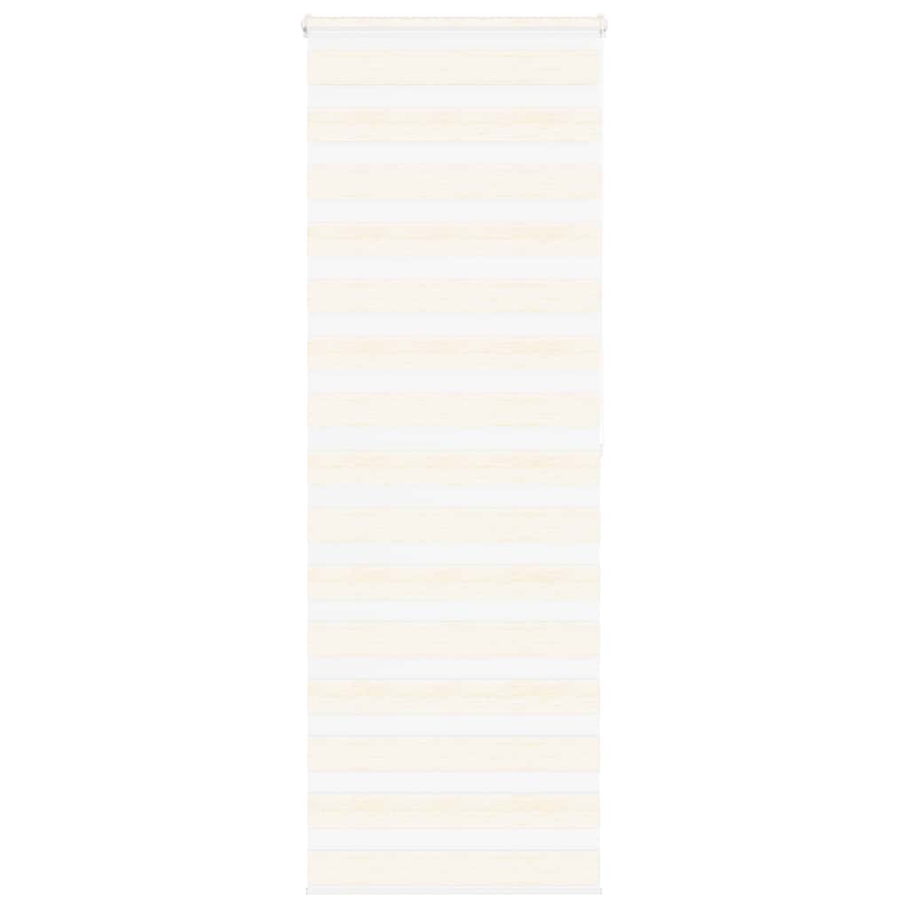 Vidaxl Zebra Roller Blind 85x200 cm Staubbreite 80,9 cm Marmerbeige