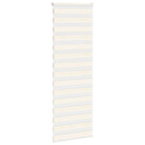 Vidaxl Zebra Roller Blind 85x200 cm Staubbreite 80,9 cm Marmerbeige