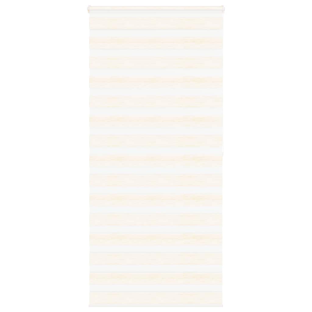 Vidaxl Zebra Roller Blind 115x200 cm Larghezza polvere 110,9 cm Marmerbeige