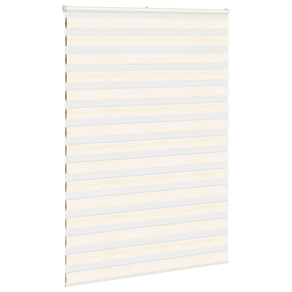 Vidaxl Zebra Roller Blind 160x200 cm Staubbreite 155,9 cm Marmerbeige