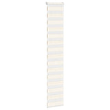 Vidaxl Zebra Roller Blind 45x230 cm Larghezza polvere 40,9 cm Marmerbeige