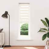 Vidaxl Zebra Roller Blind 55x230 cm Larghezza tessuto 50,9 cm Marmerbeige