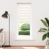 Vidaxl Zebra Roller Blind 85x230 cm Larghezza tessuto 80,9 cm Marmerbeige
