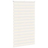 Vidaxl Zebra Blind 130x230cm dust width 125.9 cm polyester marblebige