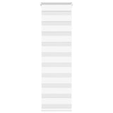 Vidaxl zebra roller slepý 50x100 cm Šířka prachu 45,9 cm polyester bílá