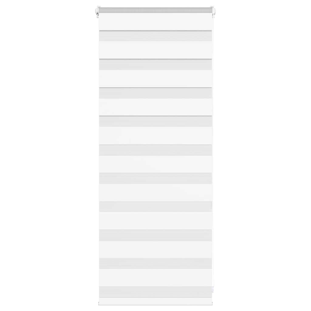 Vidaxl Zebra roller blind 55x100 cm dust width 50.9 cm Polyester white