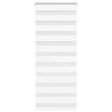 Vidaxl Zebra roller blind 55x100 cm dust width 50.9 cm Polyester white
