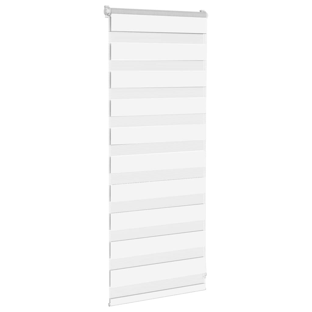 Vidaxl zebra válcový slepý 60x100 cm Šířka prachu 55,9 cm polyesterová bílá