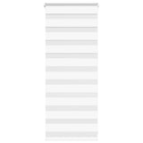 Vidaxl Zebra Roller Blind 65x100 cm Šířka prachu 60,9 cm polyesterová bílá