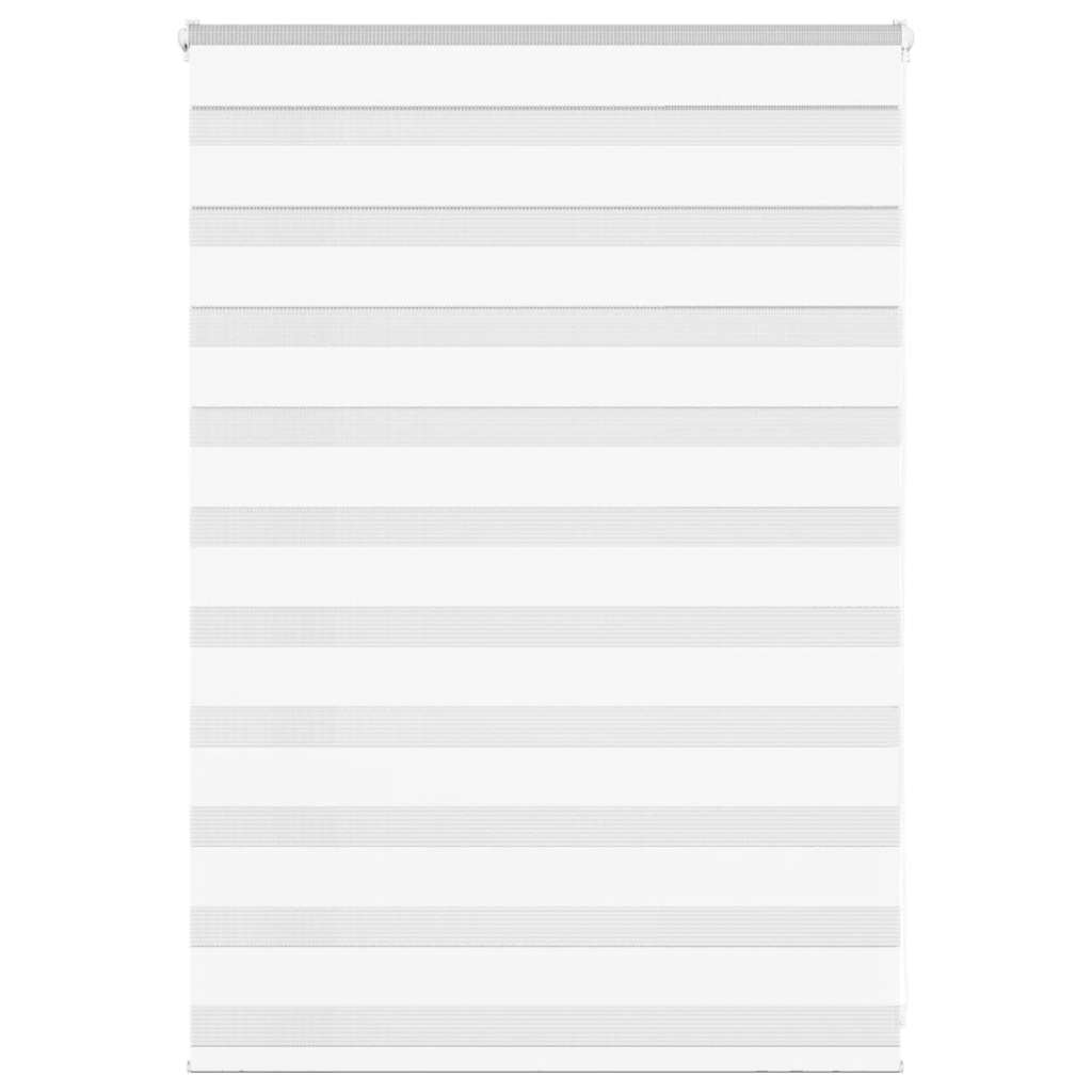 Vidaxl zebra blind 100x100 cm stofbreedte 95,9 cm polyester wit