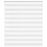 VidaXL roleta zebra 120x100 cm šírka látky 115,9 cm polyester biela