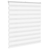 VidaXL roleta zebra 120x100 cm šírka látky 115,9 cm polyester biela