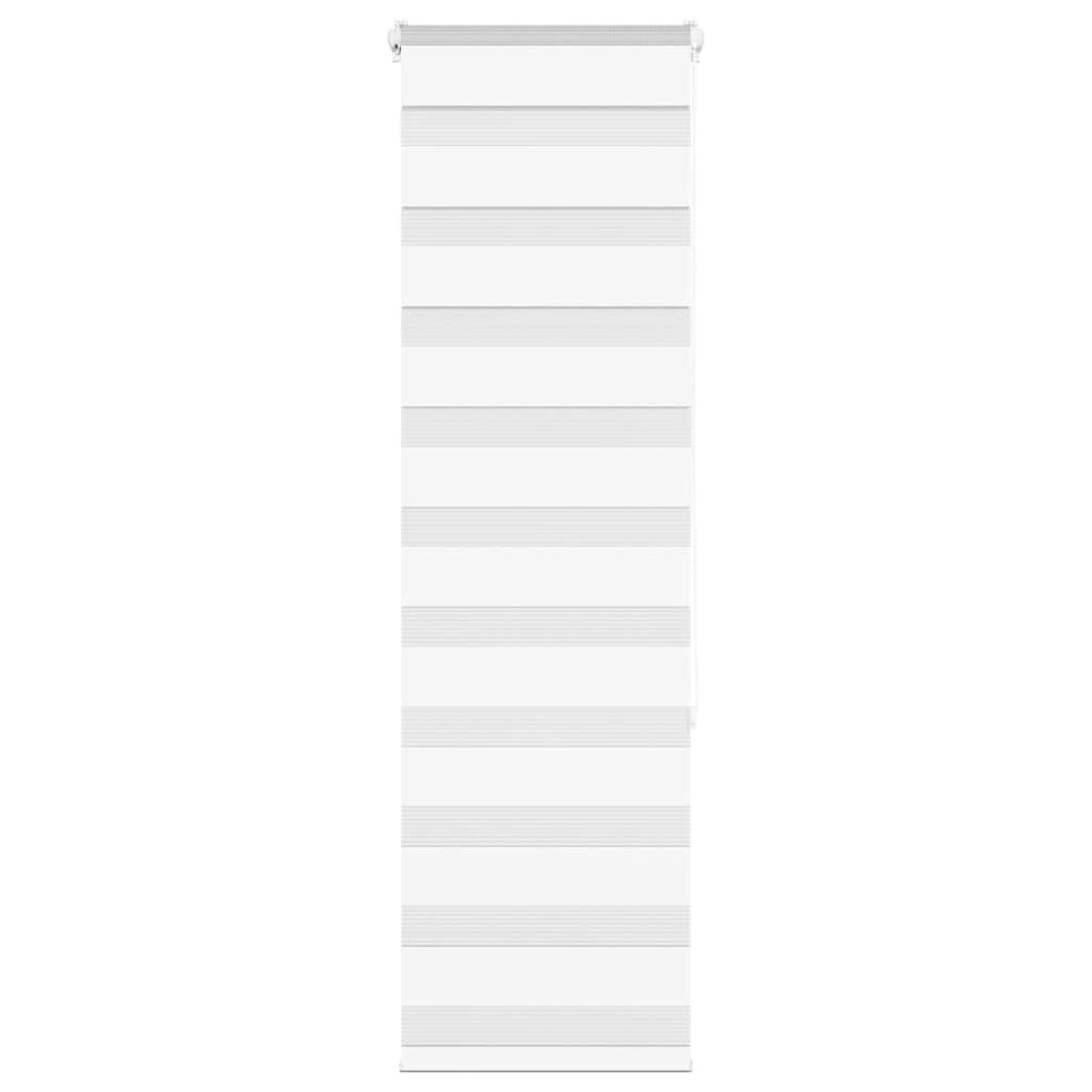 Vidaxl Zebra roller blind 40x150 cm dust width 35.9 cm Polyester white