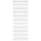 Vidaxl Zebra Roller Blind 55x150 cm Šířka prachu 50,9 cm polyesterová bílá