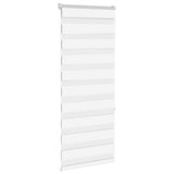 Vidaxl Zebra Roller Blind 55x150 cm Šířka prachu 50,9 cm polyesterová bílá