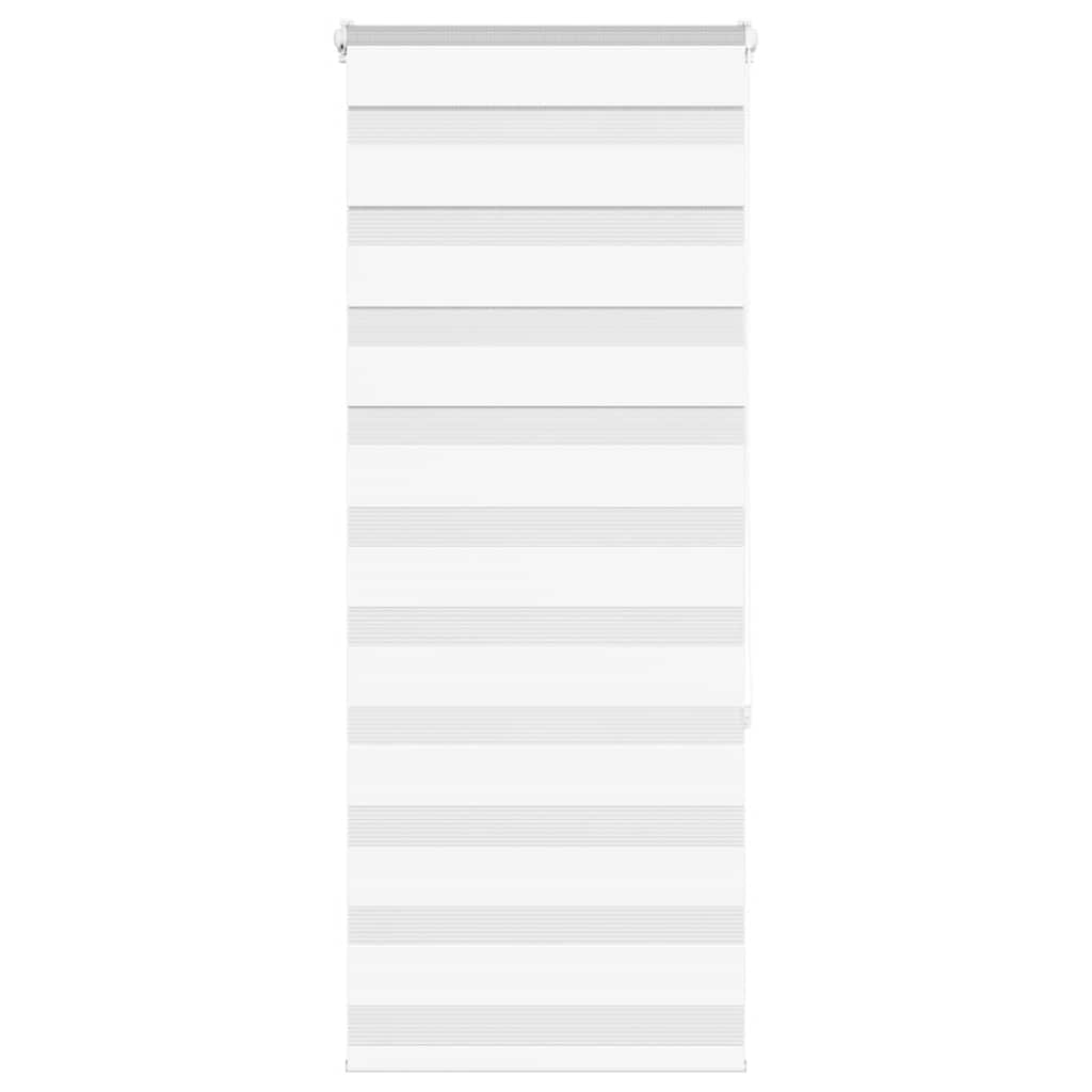 Vidaxl Zebra roller blind 60x150 cm dust width 55.9 cm Polyester White