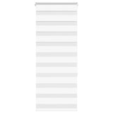 Vidaxl Zebra Roller Blind 65x150 cm Šířka prachu 60,9 cm polyester bílá