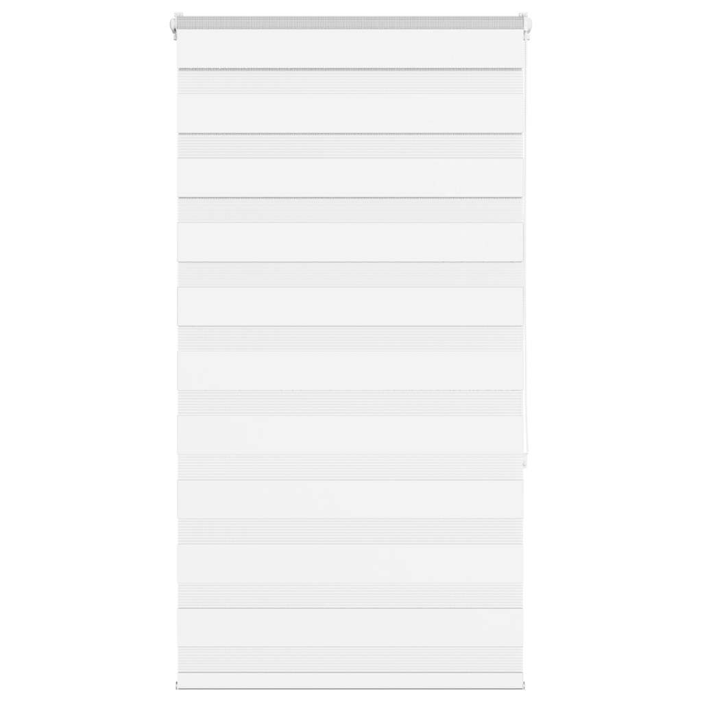 Vidaxl Zebra roller blind 80x150 cm dust width 75.9 cm Polyester White