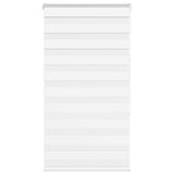 Vidaxl Zebra roller blind 80x150 cm dust width 75.9 cm Polyester White