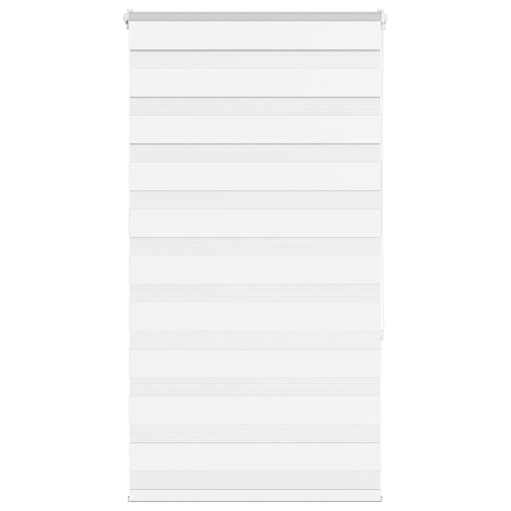Vidaxl Zebra Roller Blind 90x150 cm Šířka prachu 85,9 cm polyesterová bílá