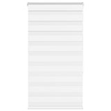 Vidaxl Zebra Roller Blind 90x150 cm Šířka prachu 85,9 cm polyesterová bílá