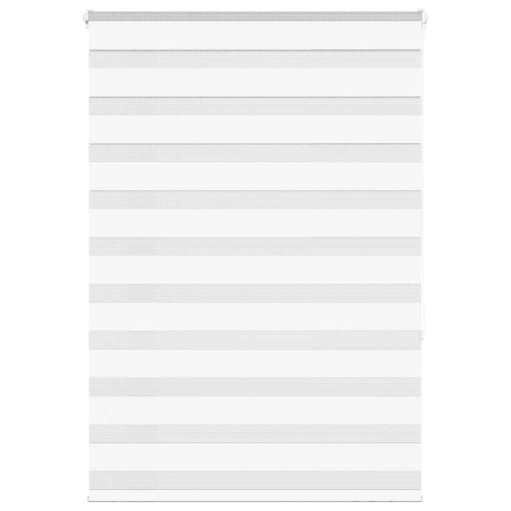 Vidaxl Zebra roller blind 95x150 cm dust width 90.9 cm Polyester White