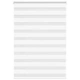 Vidaxl Zebra roller blind 95x150 cm dust width 90.9 cm Polyester White