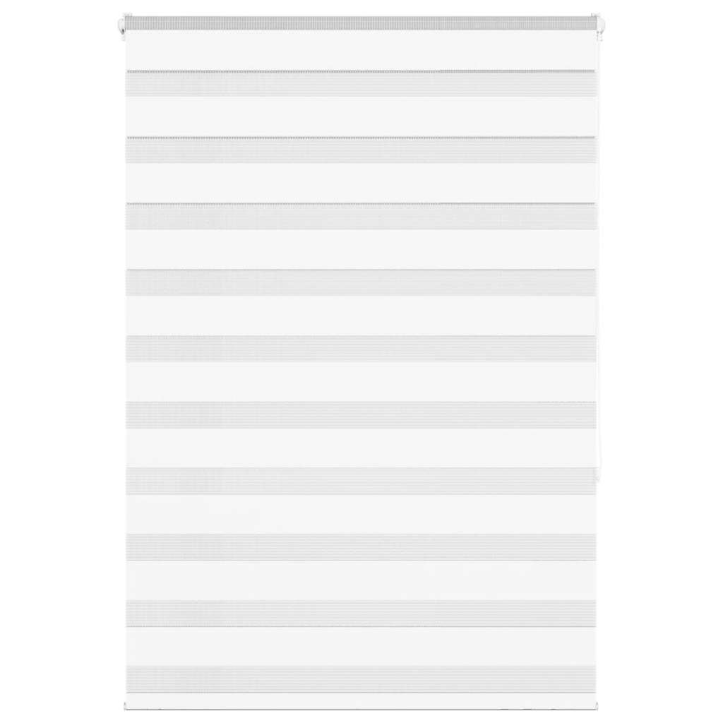 Vidaxl zebra válcový slepý 105x150 cm šířka prachu 100,9 cm polyester bílá