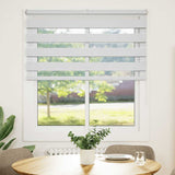 Vidaxl Zebra Roller Blind 130x150 cm Dammbredd 125,9 cm polyestervit