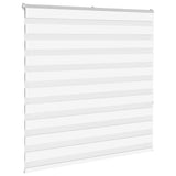 Vidaxl Zebra Roller Blind 140x150 cm Šířka prachu 135,9 cm polyester bílá