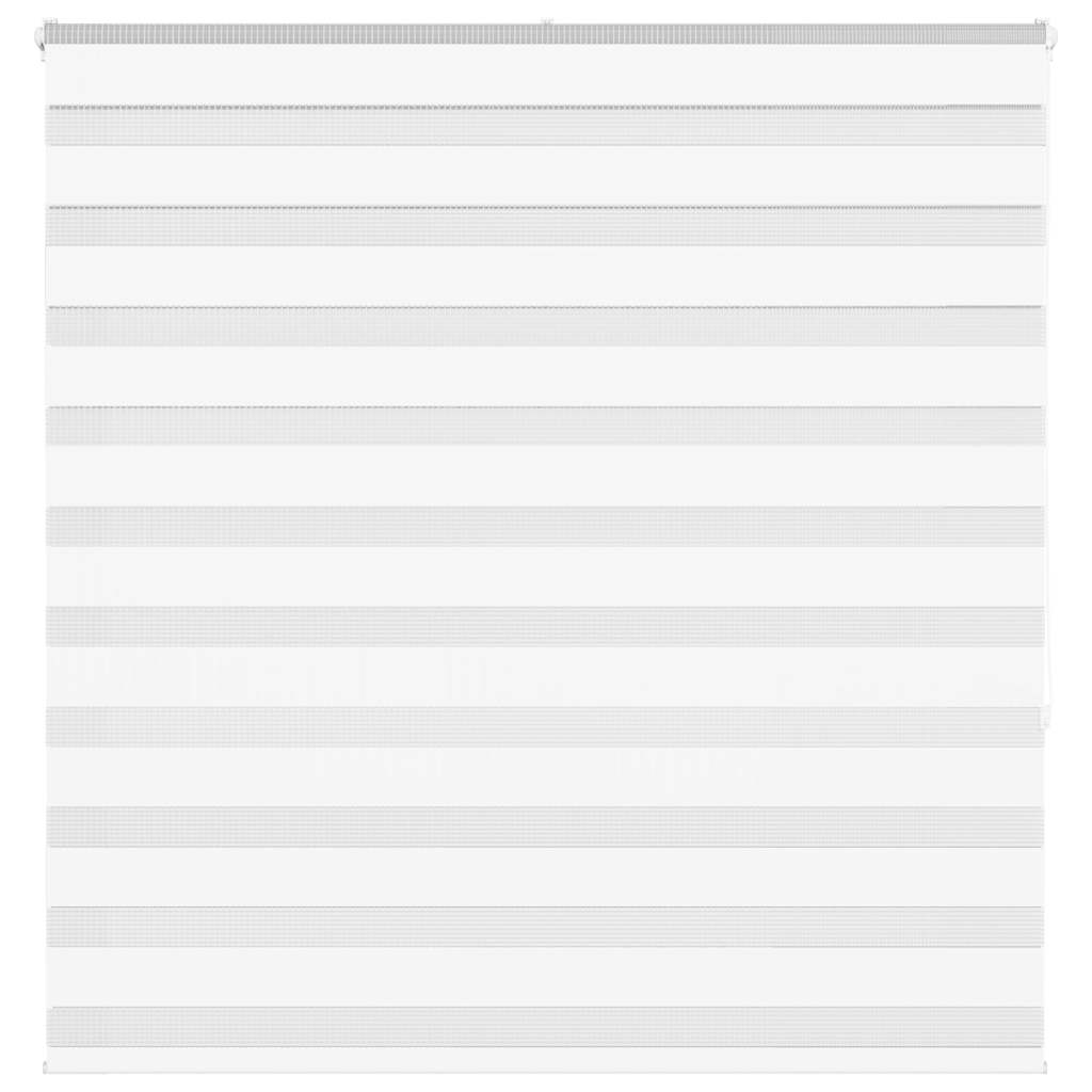 Vidaxl Zebra Roller Blind 145x150 cm Šířka prachu 140,9 cm polyesterová bílá
