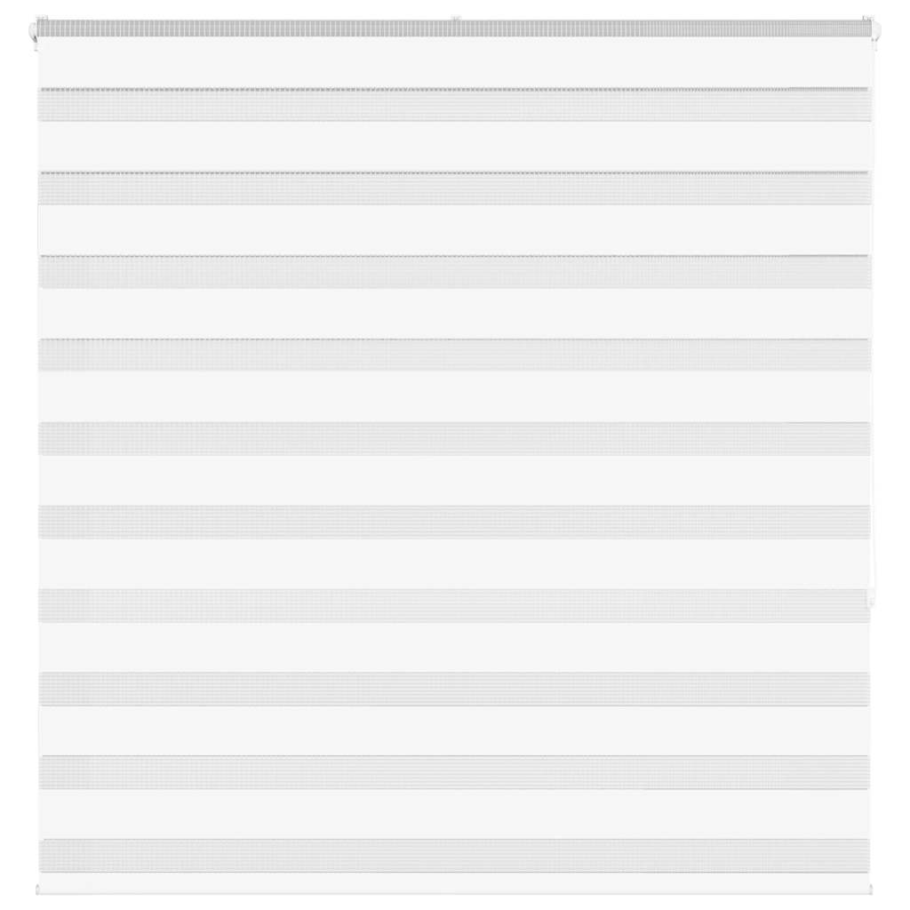 Vidaxl Zebra roller blind 150x150 cm dust width 145.9 cm polyester white