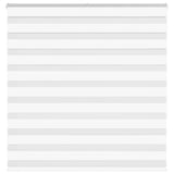 Vidaxl Zebra roller blind 150x150 cm dust width 145.9 cm polyester white