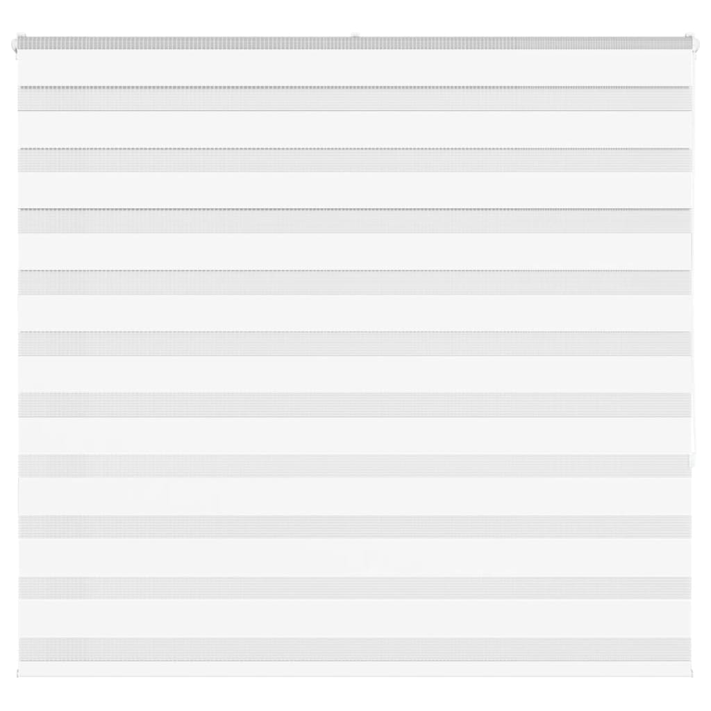 Vidaxl Zebra Roller Blind 165x150 cm Šířka prachu 160,9 cm polyester bílá
