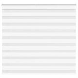 Vidaxl Zebra Roller Blind 165x150 cm Šířka prachu 160,9 cm polyester bílá