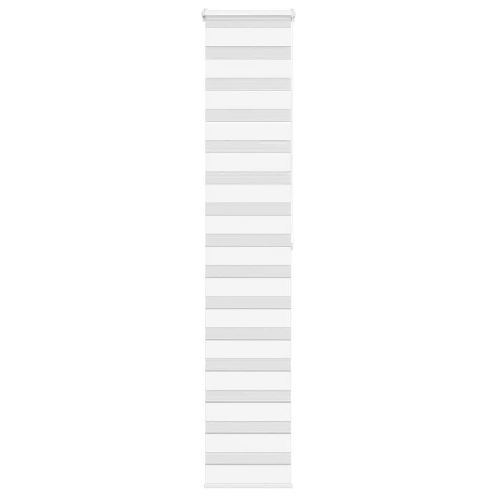Vidaxl Zebra roller blind 50x200 cm Fabric width 45.9 cm Polyester White