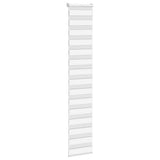 Vidaxl Zebra roller blind 50x200 cm Fabric width 45.9 cm Polyester White