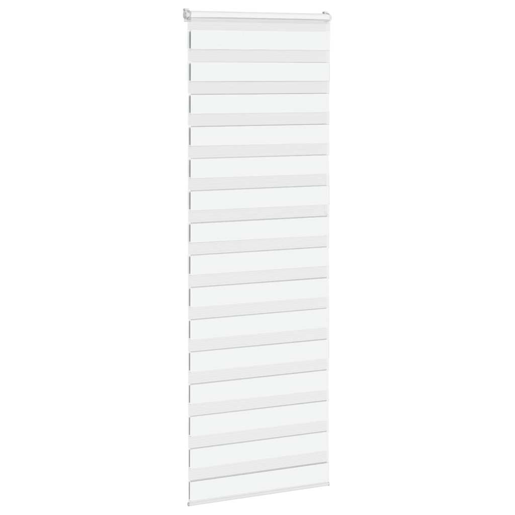 Vidaxl Zebra roller blind 90x200 cm dust width 85.9 cm Polyester White