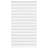 Vidaxl Zebra roller blind 120x200 cm dust width 115.9 cm polyester white