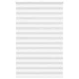 Vidaxl Zebra Roller Blind 145x200 cm Šířka prachu 140,9 cm polyesterová bílá