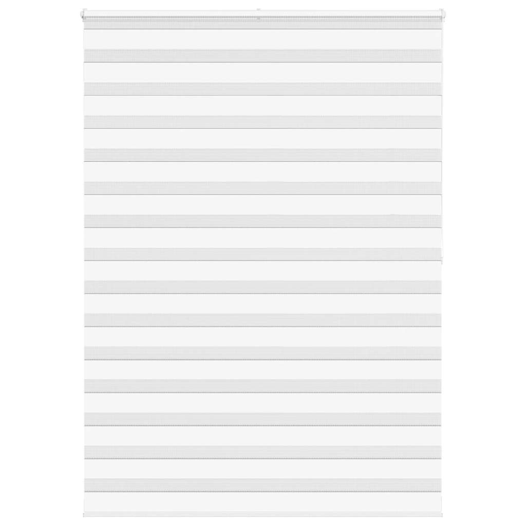 Vidaxl Zebra roller blind 165x200 cm dust width 160.9 cm polyester white