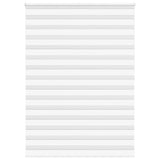 Vidaxl Zebra roller blind 165x200 cm dust width 160.9 cm polyester white