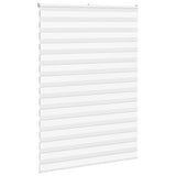 Vidaxl Zebra roller blind 165x200 cm dust width 160.9 cm polyester white